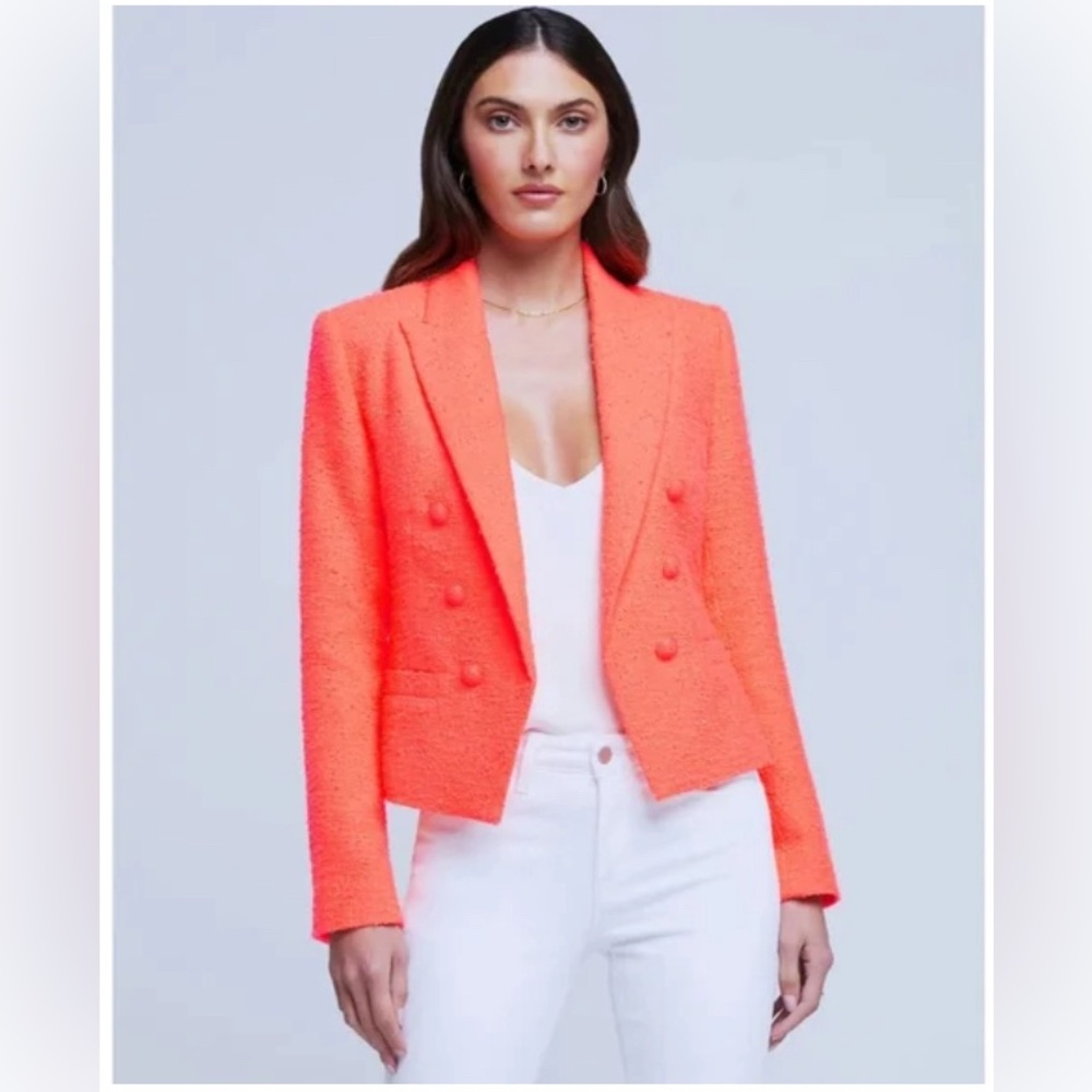 L’agence Brooke Tweed Blazer Size 0